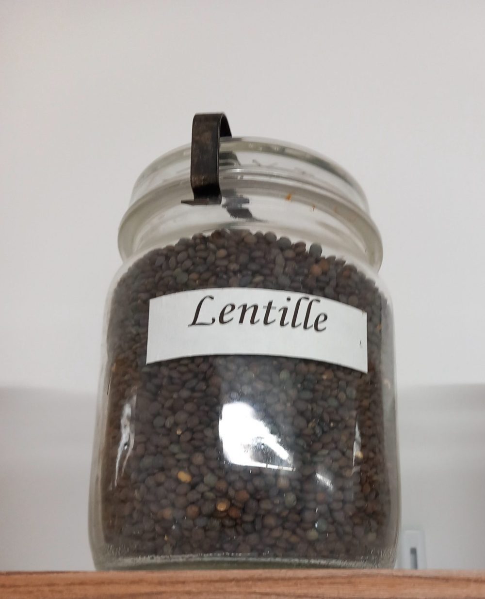 Bocal de lentilles